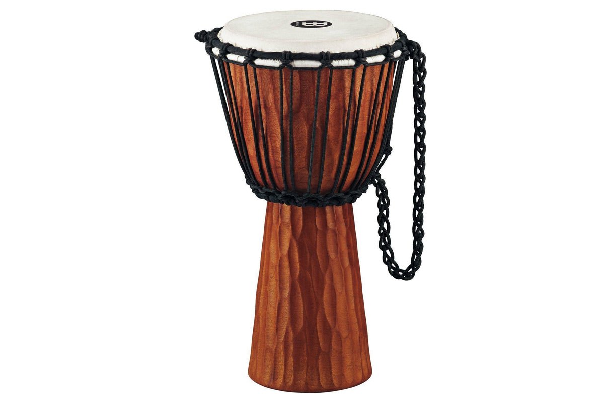 mahoniowy bęben djembe